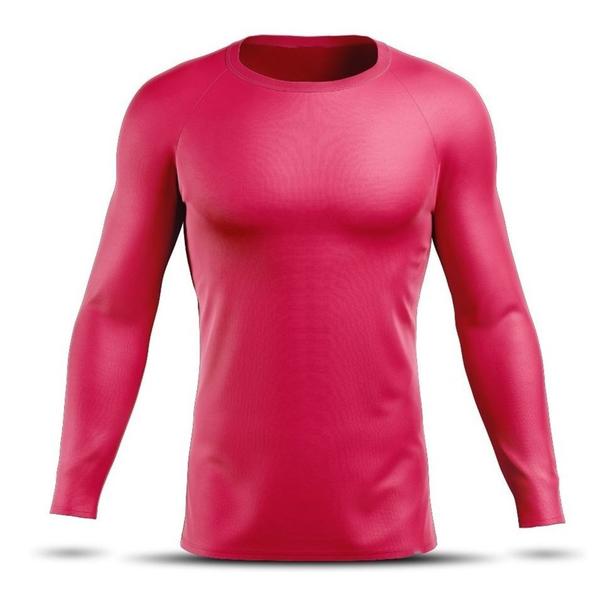 Imagem de KIT 2 Camiseta Blusa RashGuard Esportiva Masculina Feminina Térmica Manga Longa Academia Premium