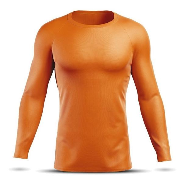 Imagem de KIT 2 Camiseta Blusa RashGuard Esportiva Masculina Feminina Térmica Manga Longa Academia Premium