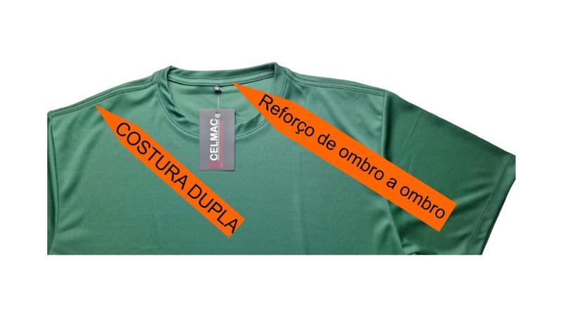 Imagem de kit 2 Camiseta Masculina 100% Poliéster DRY FIT  Academia Corrida Treino Premium