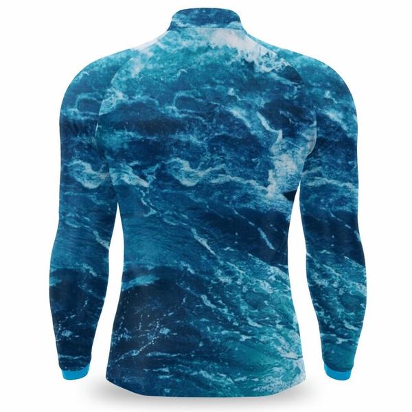 Imagem de Kit 2 Camiseta Pesca Masculina Manga Longa Camisa Com Proteção UV50 Pescaria