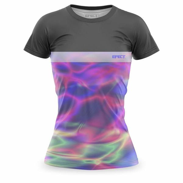 Imagem de Kit 2 Camiseta Tshirt Feminina Efect Esportiva Academia Caminhada Proteção UV50