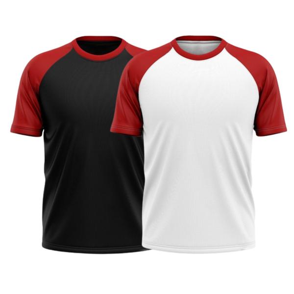 Imagem de KIT 2 Camisetas Camisa Térmica Esportiva Manga Curta Masculina Feminina Academia Treino Colegial