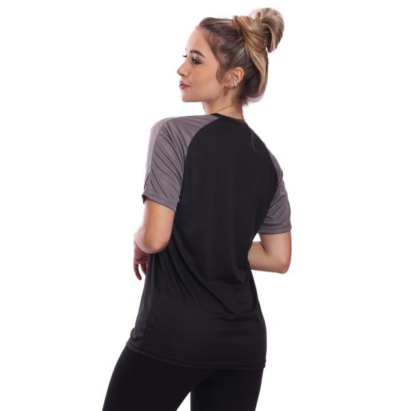 Kit 2 Camisetas Feminina Raglan Dry Fit Proteção Solar UV Básica Lisa Treino Academia Ciclismo - Whats Wear Imagem de Kit 2 Camisetas Feminina Raglan Dry Fit Proteção Solar UV Básica Lisa Treino Academia Ciclismo