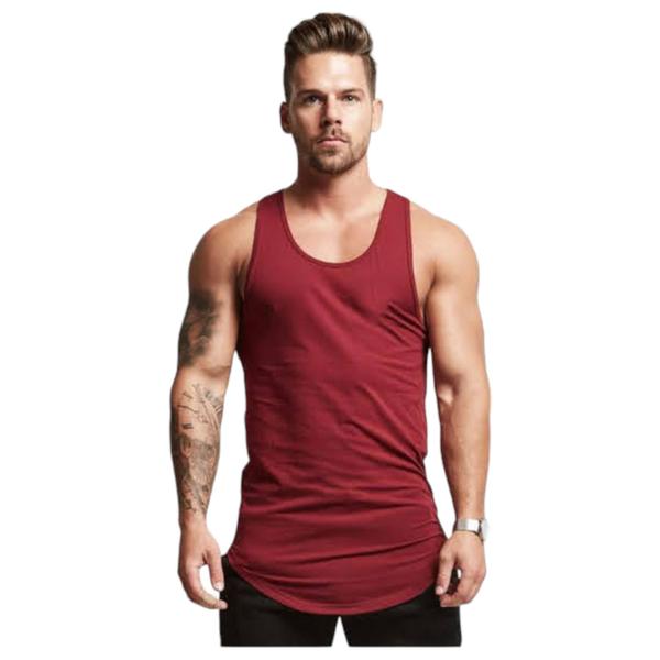 Imagem de KIT 2 Camisetas REGATAS MASCULINAS ALGODÃO Slim Fit Academia Fitness Corrida 726