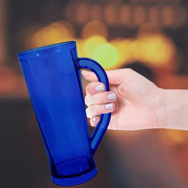 Imagem de Kit 2 Caneca Chopp Cristal ul 430Ml Plástico