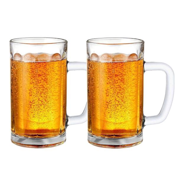 Imagem de Kit 2 Caneca De Chopp Diy Cerveja 400ml Vidro Grosso