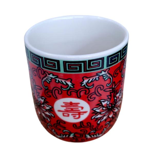 Kit 2 Canecas de Chá Oriental Copo Porcelana 150ml - Tokyo Design Imagem de Kit 2 Canecas de Chá Oriental Copo Porcelana 150ml
