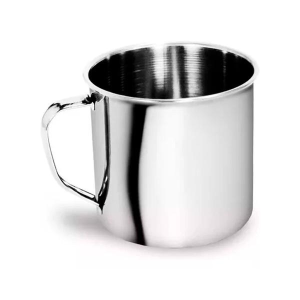 Imagem de Kit 2 Canecas Inox Pequena N.07 200ml Café Leite Servir Luxo