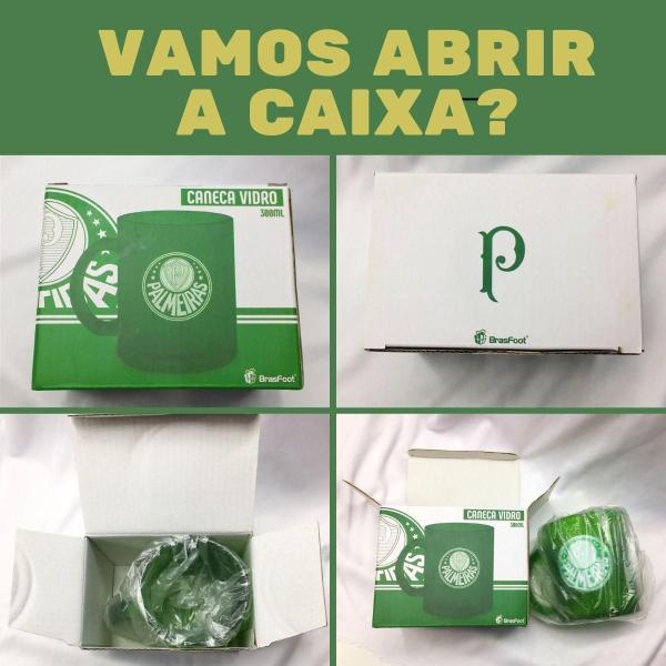 Imagem de Kit 2 Canecas Vidro Xícara Diamond Verde Premium 300Ml Café