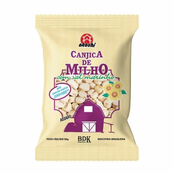 Imagem de Kit 2 Canjica De Milho Com Sal Marinho Okoshi 50G