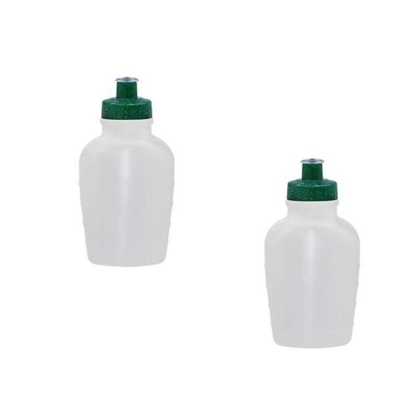 Imagem de Kit 2 Cantis 500Ml Tampa Fibra Madeira Verde