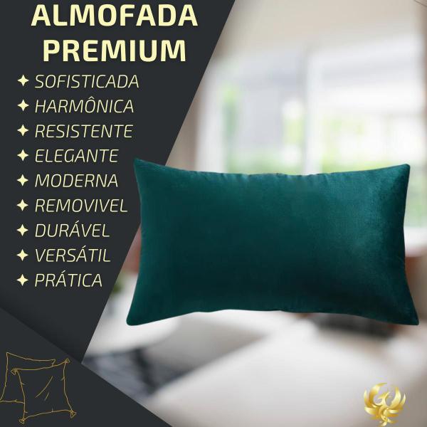 Imagem de Kit 2 Capa De Almofada Suede Retangular Decoração 50cmX30cm