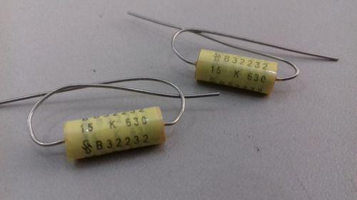 Imagem de Kit 2 Capacitor Poliester Axial 15nf .015uf 630v  Siemens