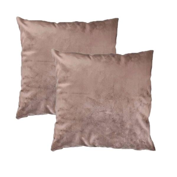 Kit 2 Capas De Almofada Com Zíper 45x45cm Suede Lisa - FAMA CONFECÇÕES Imagem de Kit 2 Capas De Almofada Com Zíper 45x45cm Suede Lisa