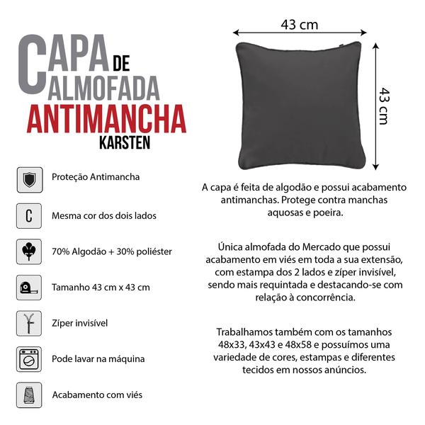 Imagem de Kit 2 Capas de Almofada Médias para Decoração de Casa