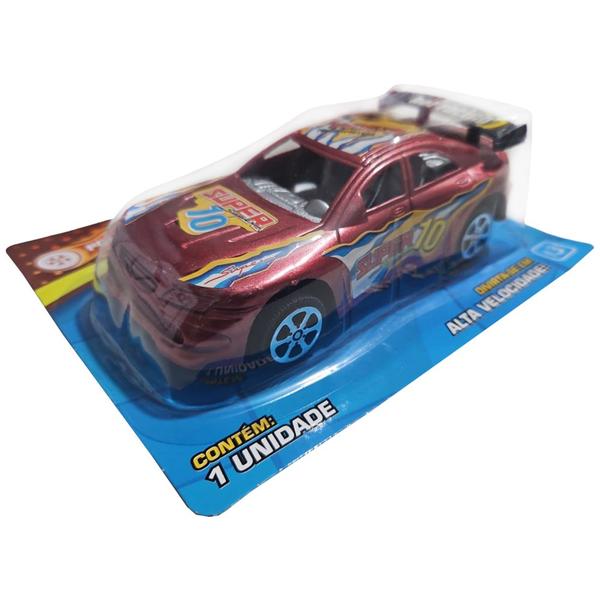 Imagem de Kit 2 Carrinhos Fricção Race Infantil Carro Corrida Possantes