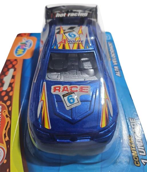 Imagem de Kit 2 Carrinhos Fricção Race Infatil Carro Corrida Possantes