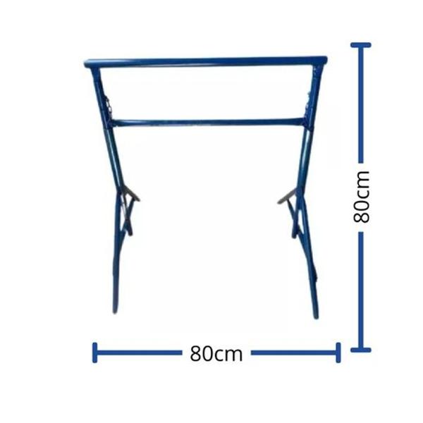 Imagem de Kit 2 Cavaletes De Ferro 3 Regulagens