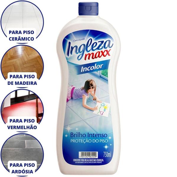 Imagem de Kit 2 Cera Liquida Ingleza Maxx Tradicional Cerâmica Ardósia