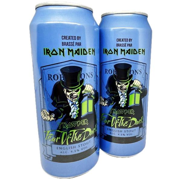 Imagem de Kit 2 Cervejas Fear Of The Dark Iron Maiden Trooper 500ml