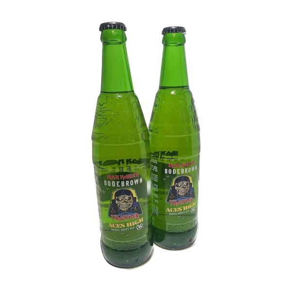 Kit 2 Cervejas Trooper Aces High Iron Maiden Bodebrown 600Ml - Aces High - Trooper Iron Maiden Imagem de Kit 2 Cervejas Trooper Aces High Iron Maiden Bodebrown 600Ml