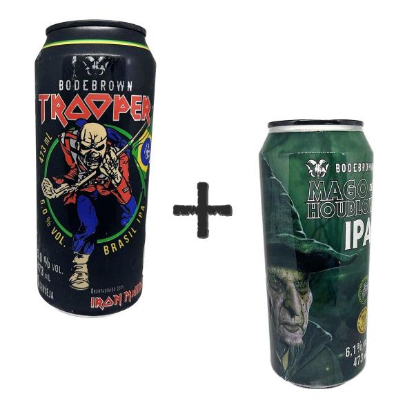 Imagem de Kit 2 Cervejas Trooper Iron Maiden + Mago de Houblon Ipa