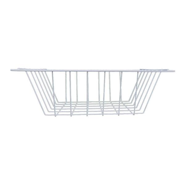 Kit 2 Cestos Gaveta Fruteira Aramado Branco Com CorrediÇAs - IGUANNA Imagem de Kit 2 Cestos Gaveta Fruteira Aramado Branco Com CorrediÇAs