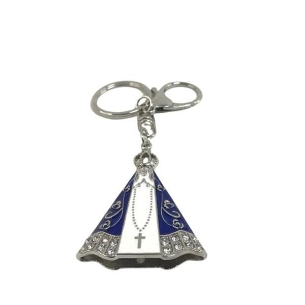 Kit 2 Chaveiros nossa senhora Aparecida metal religioso uso diário - Filó Modas Imagem de Kit 2 Chaveiros nossa senhora Aparecida metal religioso uso diário