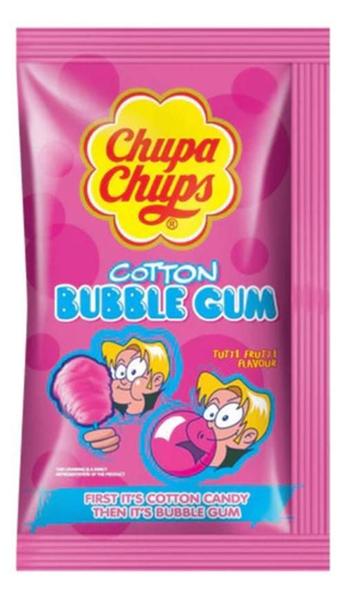 Kit 2 Chiclete Algodão Doce Chupa Chups Cotton Tutti Frutti Imagem de Kit 2 Chiclete Algodão Doce Chupa Chups Cotton Tutti Frutti