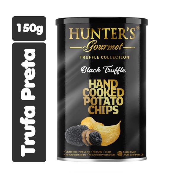 Kit 2 Chips Batatas Sabor Trufa Negra 150g Hunter's Gourmet - Hunter Food's Imagem de Kit 2 Chips Batatas Sabor Trufa Negra 150g Hunter's Gourmet