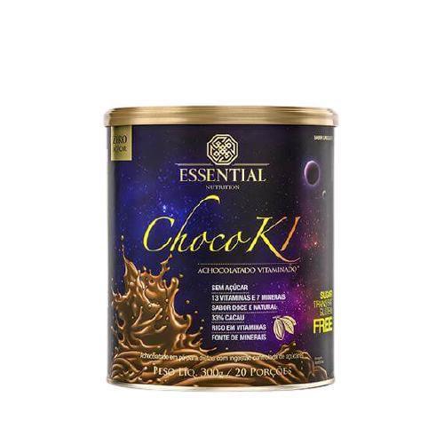 Kit 2 Chocoki Achocolatado Essential Nutrition 300G Imagem de Kit 2 Chocoki Achocolatado Essential Nutrition 300G