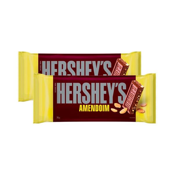 Imagem de Kit 2 Chocolate Hershey's Amendoim 75g