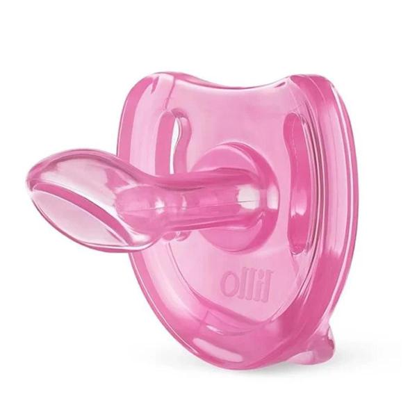 Imagem de Kit 2 Chupeta Lillo 100% Silicone Rosa Menina Tamanho 1 0-6M