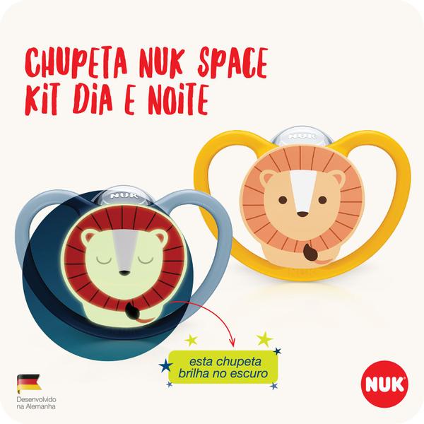 Imagem de Kit 2 Chupetas Space Boy Bichinhos 6+ Meses - Nuk