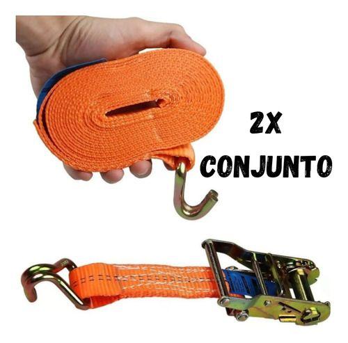 Kit 2 Cintas Com Catraca P Amarração De Carga 2000kg - 5m - Loja Secom Imagem de Kit 2 Cintas Com Catraca P Amarração De Carga 2000kg - 5m