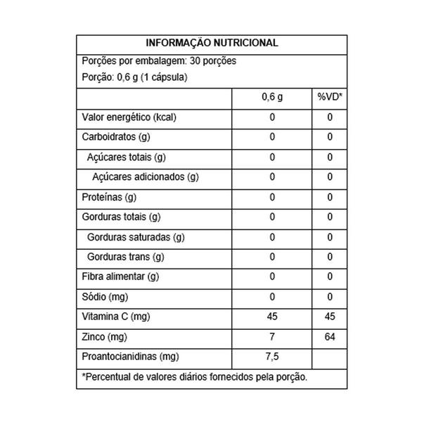 Imagem de Kit 2 Cisteflux Cranberry Vitamina C + Zinco 30 Cápsulas Maxinutri