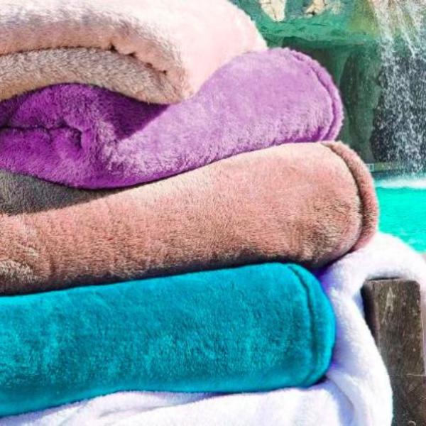 KIT 2 Cobertor Manta Lisas Casal Microfibra Mantinha 180cm X 200cm - Relíquias do Interior KIT 2 Cobertor Manta Lisas Casal Microfibra Mantinha 180cm X 200cm - Relíquias do Interior