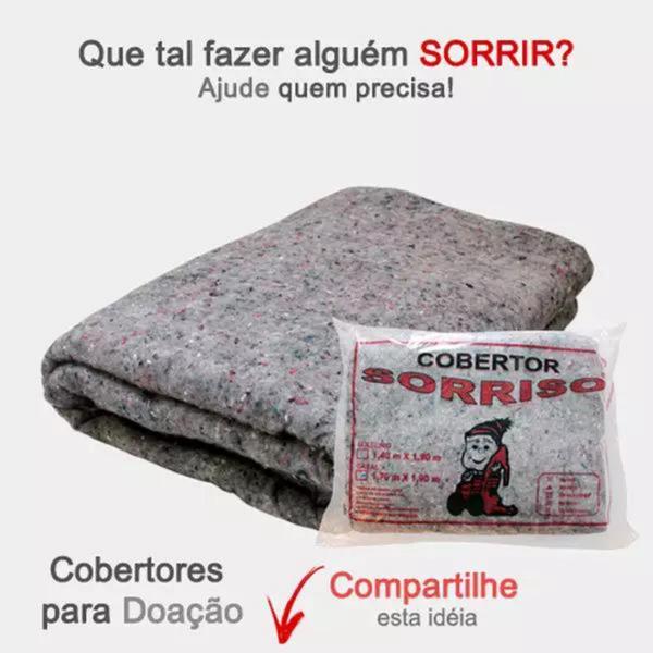 Kit 2 Cobertores Casal Sorriso Transporte Carreto Mudança 1,7 m x 1,9 m - Fibran do Brasil Imagem de Kit 2 Cobertores Casal Sorriso Transporte Carreto Mudança 1,7 m x 1,9 m