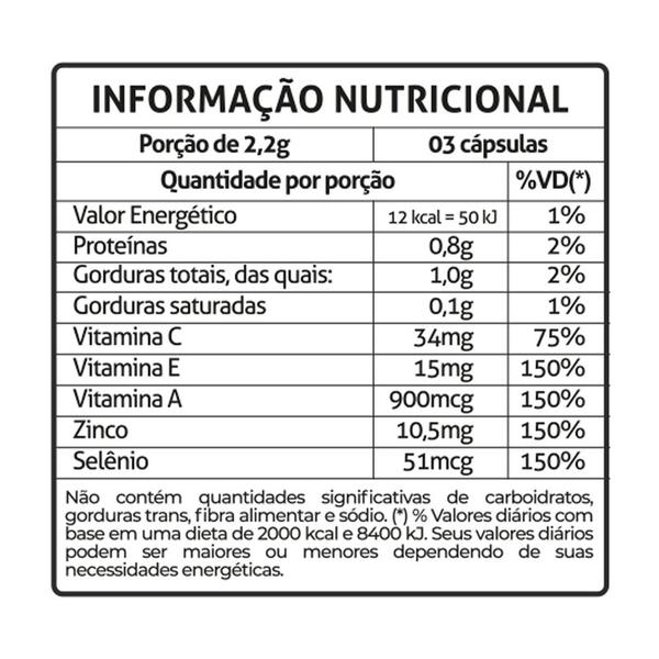 Imagem de Kit 2 Colágeno Hidrolisado Supreme Vitaminas A C E Zinco Selênio 90 Cápsulas