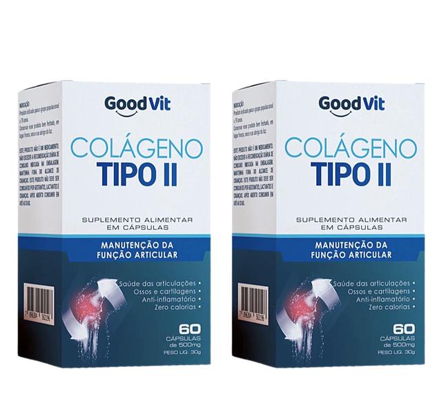 Imagem de Kit 2 Colageno Tipo 2 60 Capsulas - Good Vit