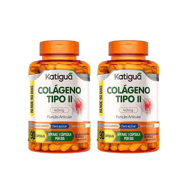 Imagem de Kit 2 Colágeno Tipo 2 Katigua 90 Cápsulas 40mg