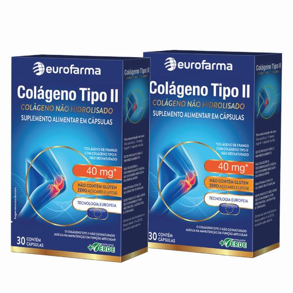 Imagem de kit 2 Colágeno Tipo 2 Original com 30 caps - Eurofarma