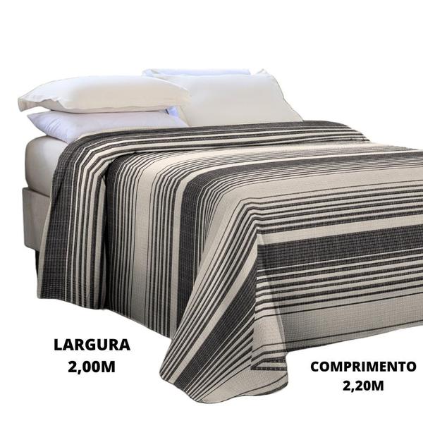 Imagem de Kit 2 Colchas Cama de Casal Cobre Leito 2,00M X 2,20 M