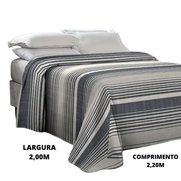 Imagem de Kit 2 Colchas Cama de Casal Cobre Leito 2,00M X 2,20 M