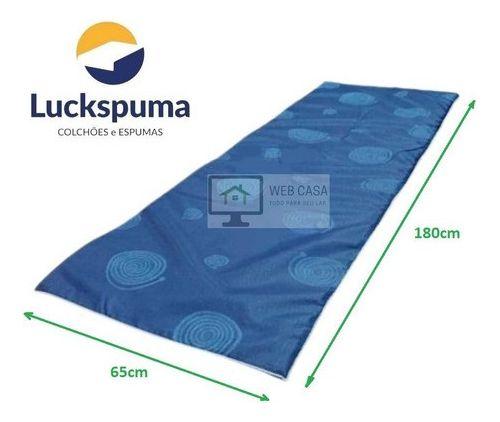 Imagem de Kit 2 Colchonete Camping Acampamento 65x180x3cm Luckspuma