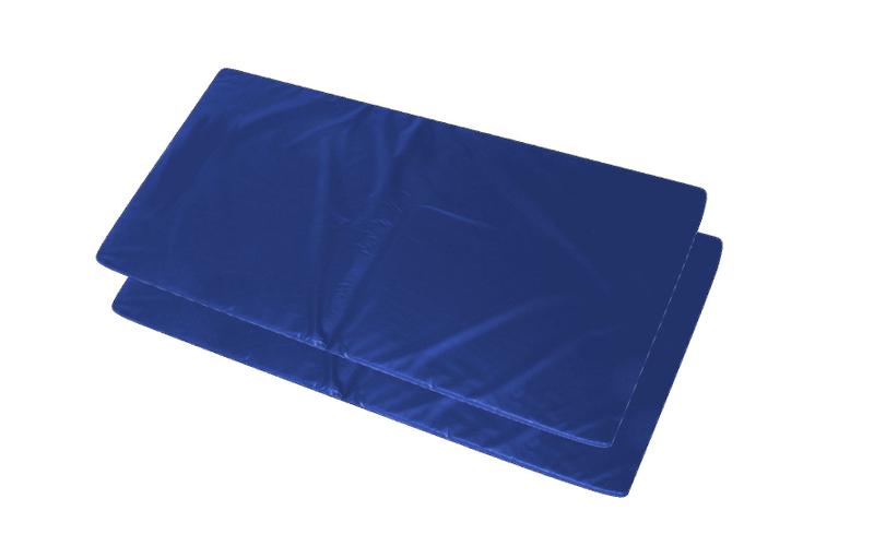 Imagem de Kit 2 Colchonetes Academia Fitness Orthovida D33 90 x 42 x 2 cm - Azul