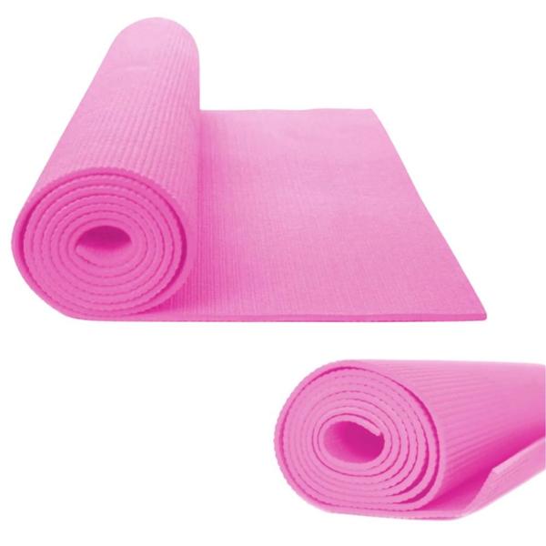 Imagem de Kit 2 Colchonetes Tapete em Eva para Yoga e Pilates Nas Cores Rosa e Cinza  Liveup Sports 