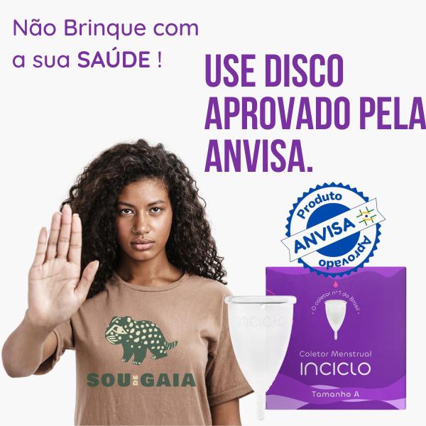 Imagem de Kit 2 Coletores Menstrual Cápsula Todos os Tamanhos Inciclo Você sempre livre de absorventes