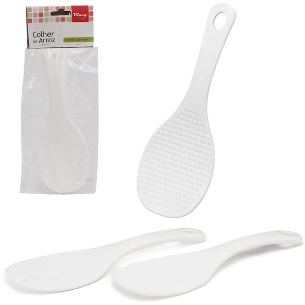Imagem de Kit 2 Colher De Arroz Plástico P/ Panela Elétrica Cozinha