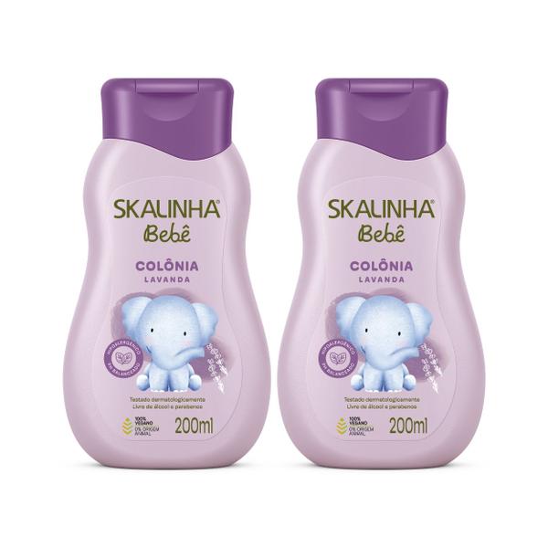 Imagem de Kit 2 Colônia Bebê Baby Infantil Lavanda Vegano Skalinha